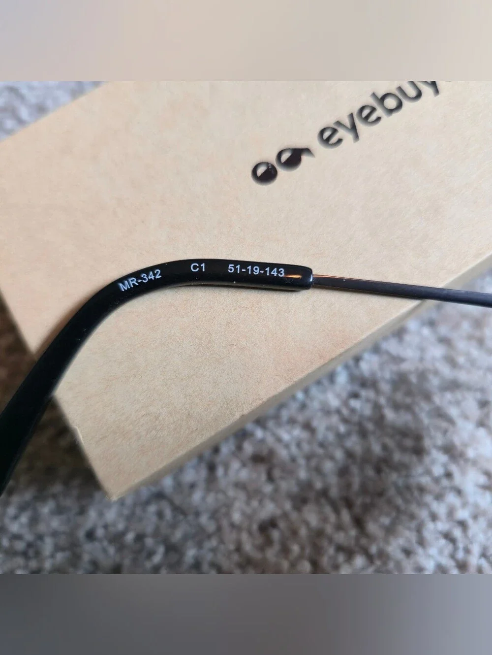 MICHAEL RYEN - MR342 C1 51/19/143 - BLACK / GRAPHITE - Authentic EYEGLASSES